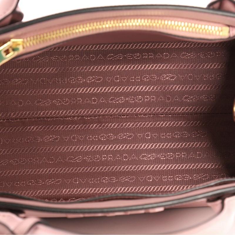 Prada Monochrome Tote Saffiano Leather with City Calfskin Small  1