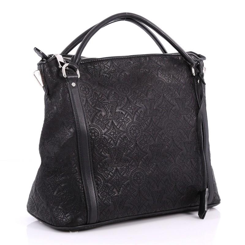 Black Louis Vuitton Antheia Ixia Handbag Leather PM