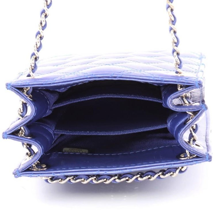 Chanel CC Phone Holder Crossbody Bag Quilted Lambskin at 1stDibs chanel phone bag