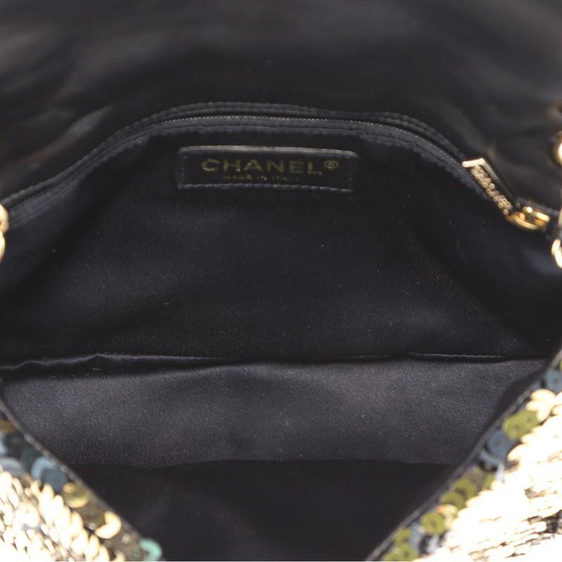 Chanel Summer Night Flap Bag Sequins with Leather Medium 1