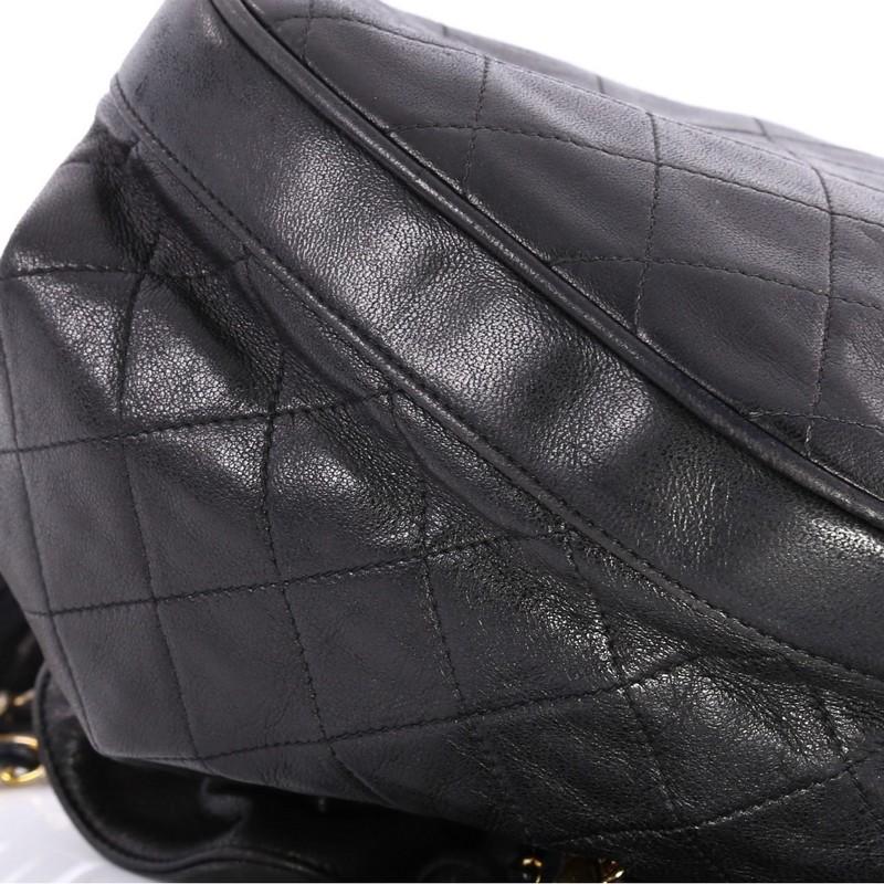 Chanel Vintage Drawstring Bucket Bag Quilted Lambskin Small 2