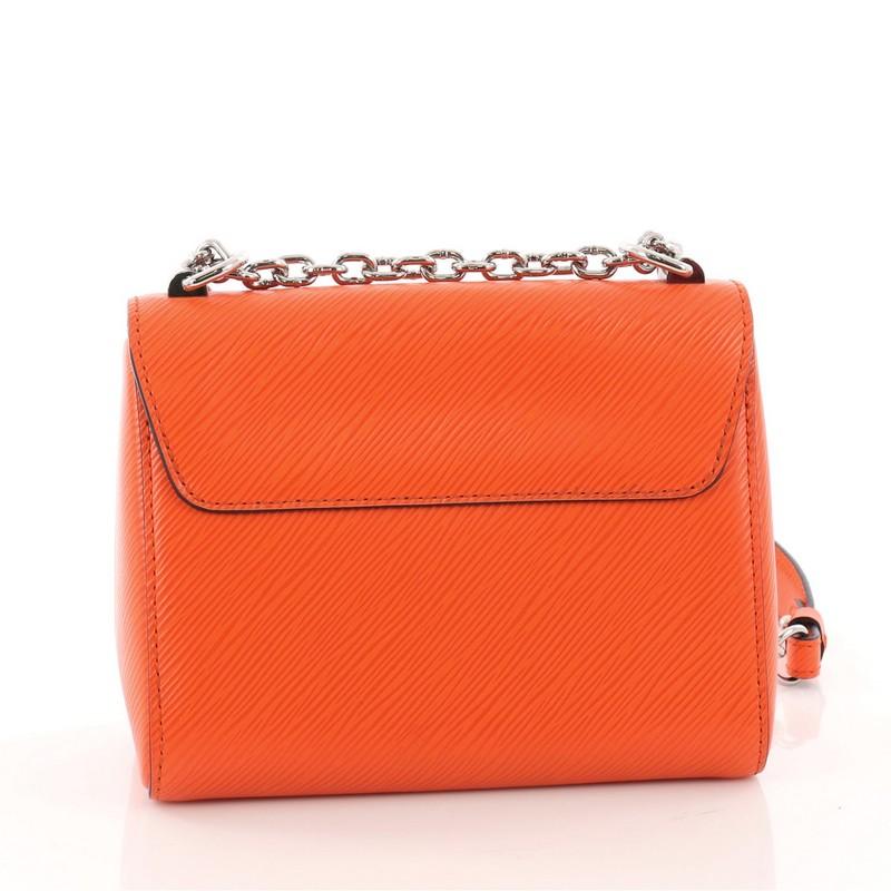 Red Louis Vuitton Twist Handbag Epi Leather PM