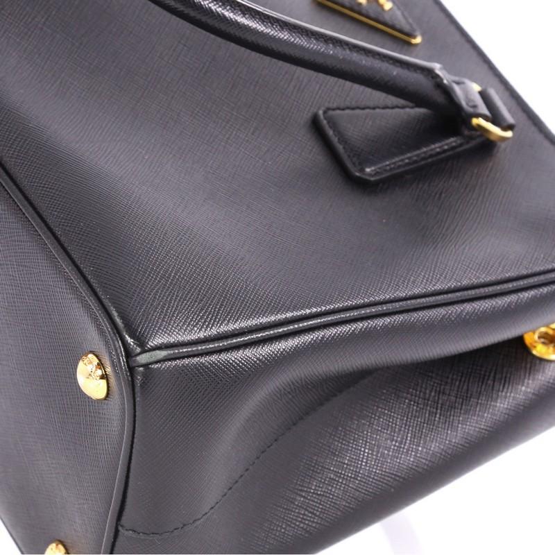 Women's or Men's Prada Double Zip Lux Tote Saffiano Leather Mini 