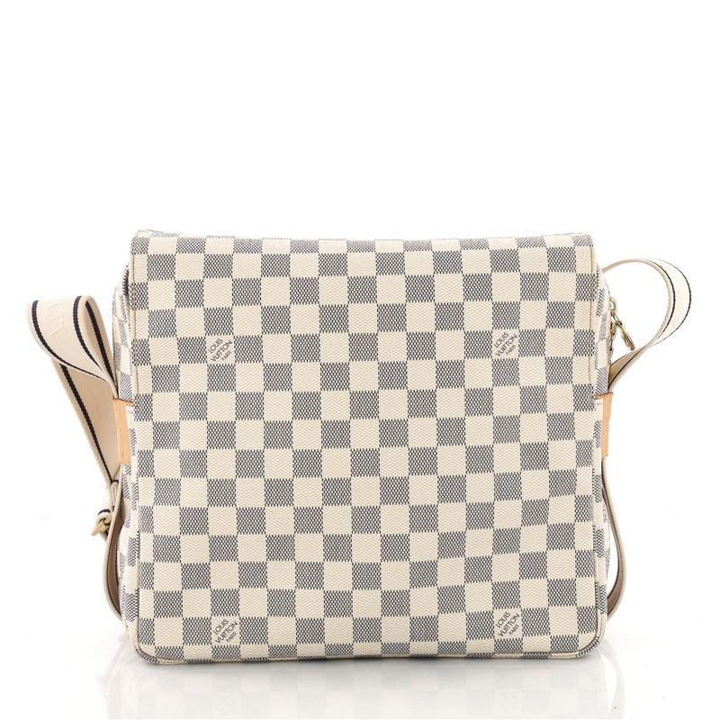 Louis Vuitton Naviglio Handbag Damier In Good Condition In NY, NY