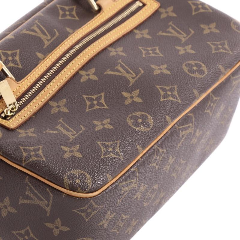 Louis Vuitton Cite Handbag Monogram Canvas MM 2