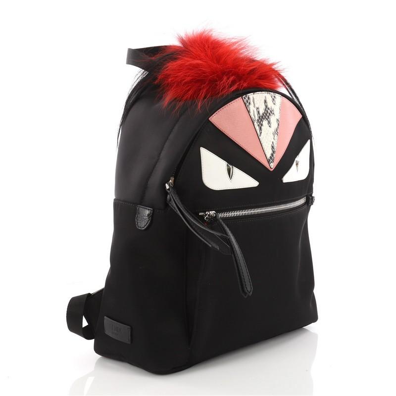 fendi nylon monster backpack