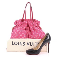 Louis Vuitton Noefull Handbag Denim MM