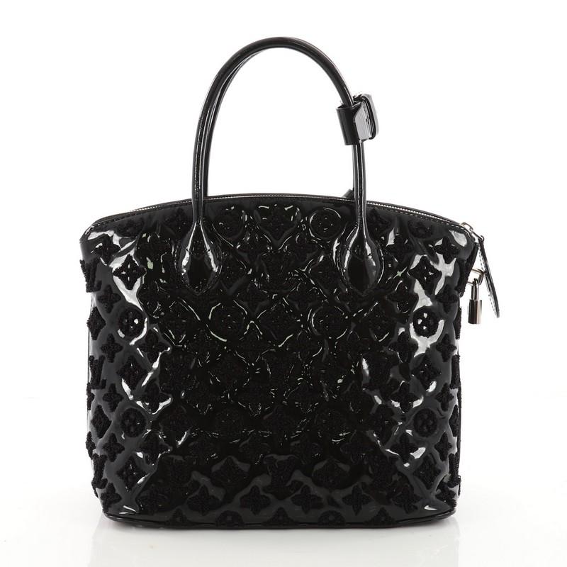Louis Vuitton Fascination Lockit Handbag Patent Lambskin In Good Condition In NY, NY