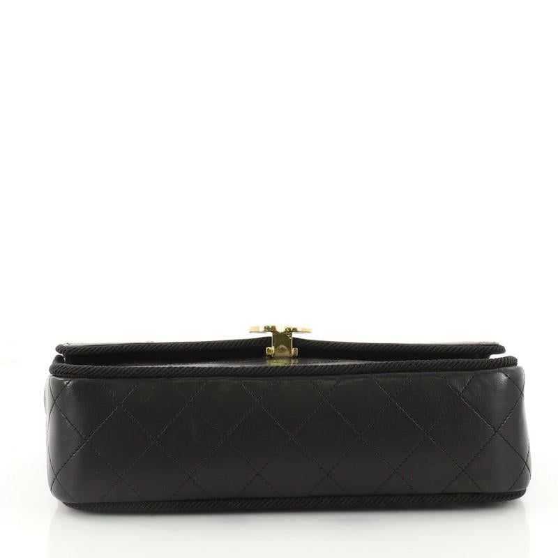 Chanel Vintage Pagoda Flap Bag Quilted Lambskin Small In Good Condition In NY, NY