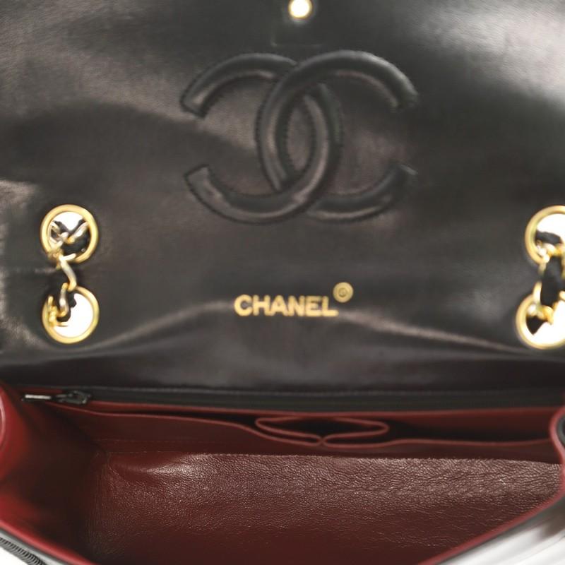 Women's or Men's Chanel Vintage Pagoda Flap Bag Quilted Lambskin Small
