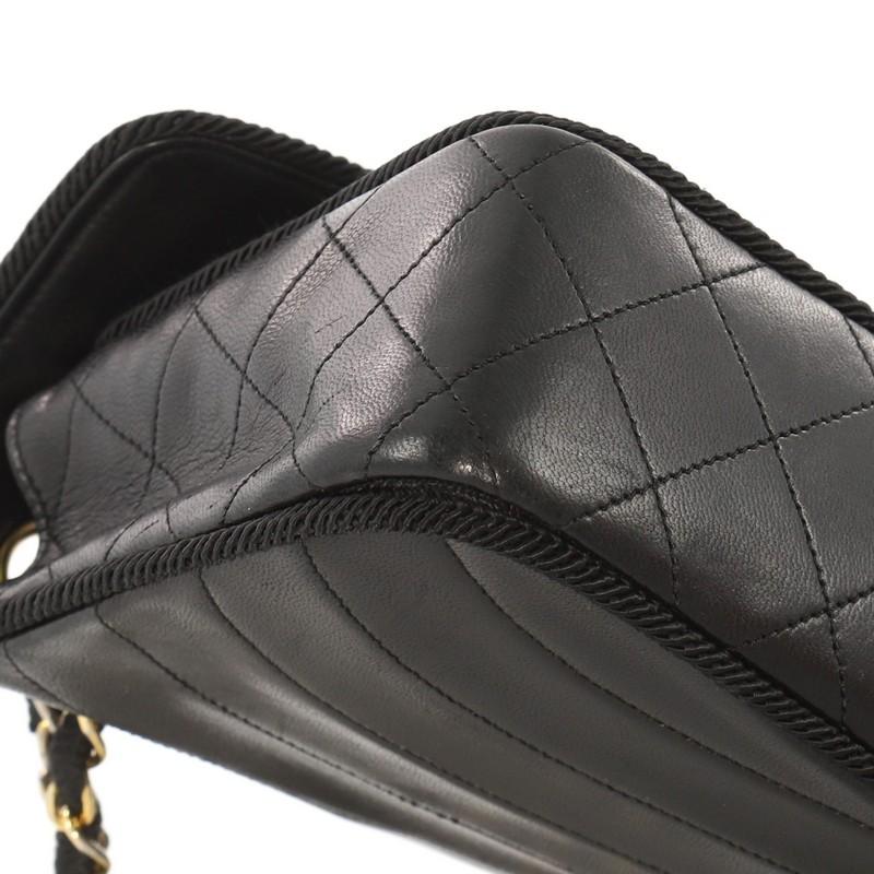 Chanel Vintage Pagoda Flap Bag Quilted Lambskin Small 2