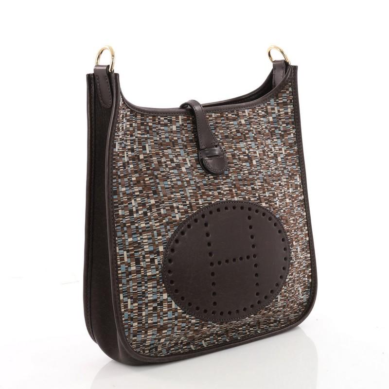 Black Hermes Evelyne Crossbody Gen I Vibrato and Barenia PM