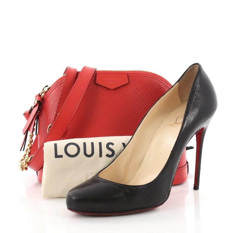 Louis Vuitton Alma Chain Handbag Epi Leather Mini at 1stdibs