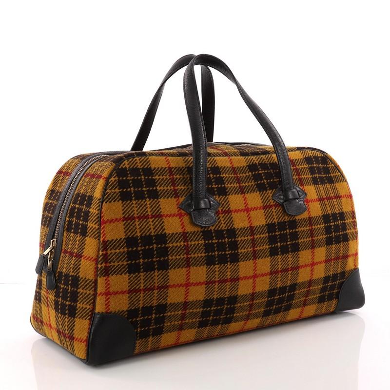 black duffle bag