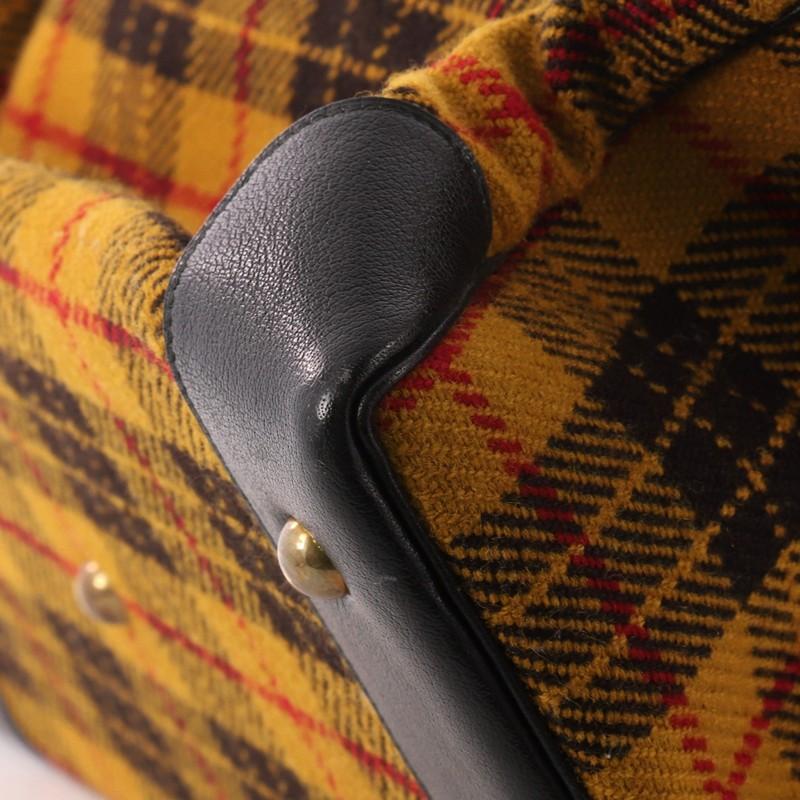 Hermes Galop Duffle Bag Multicolor Wool 50 In Good Condition In NY, NY