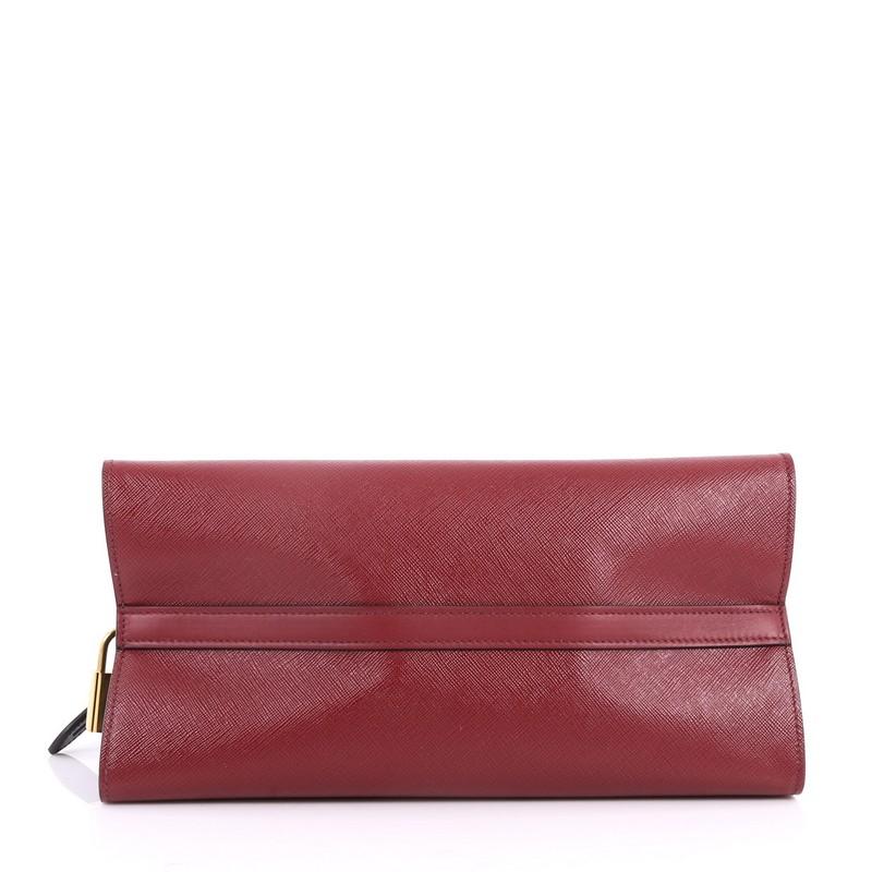 Prada Esplanade Handbag Saffiano Leather Medium In Good Condition In NY, NY