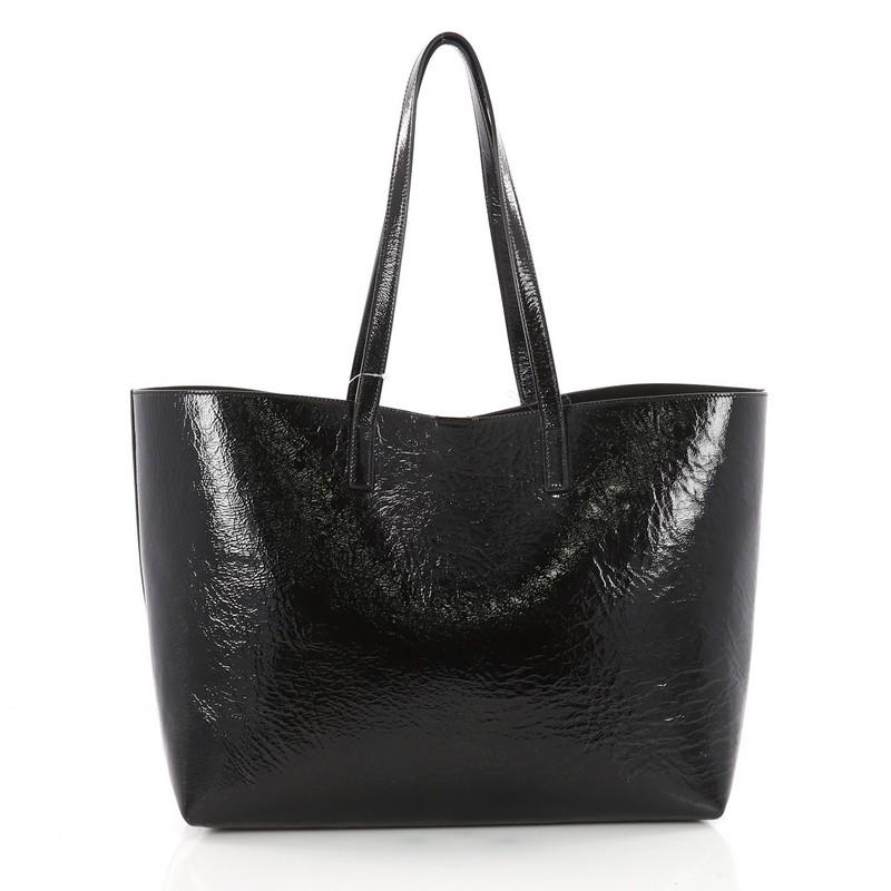 Saint Laurent Shopper Tote Leather Large  In Excellent Condition In NY, NY