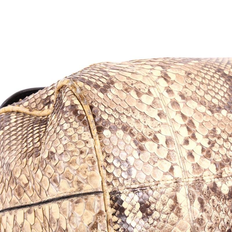 Dolce & Gabbana Large Miss Sicily Python Handbag  In Good Condition In NY, NY