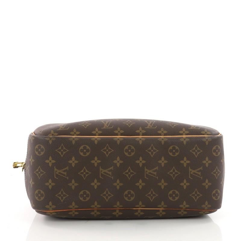 Women's or Men's Louis Vuitton Deauville Monogram Canvas Handbag 