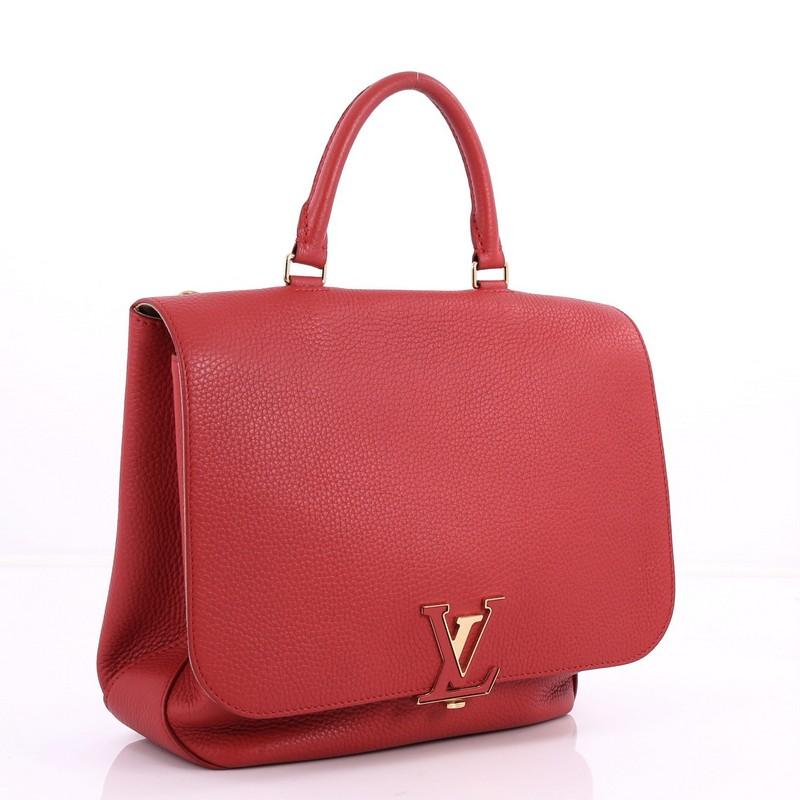 Red Louis Vuitton Volta Leather Handbag 
