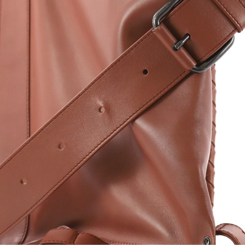 Bottega Veneta Zip Pocket Waist Bag Leather with Intrecciato 2
