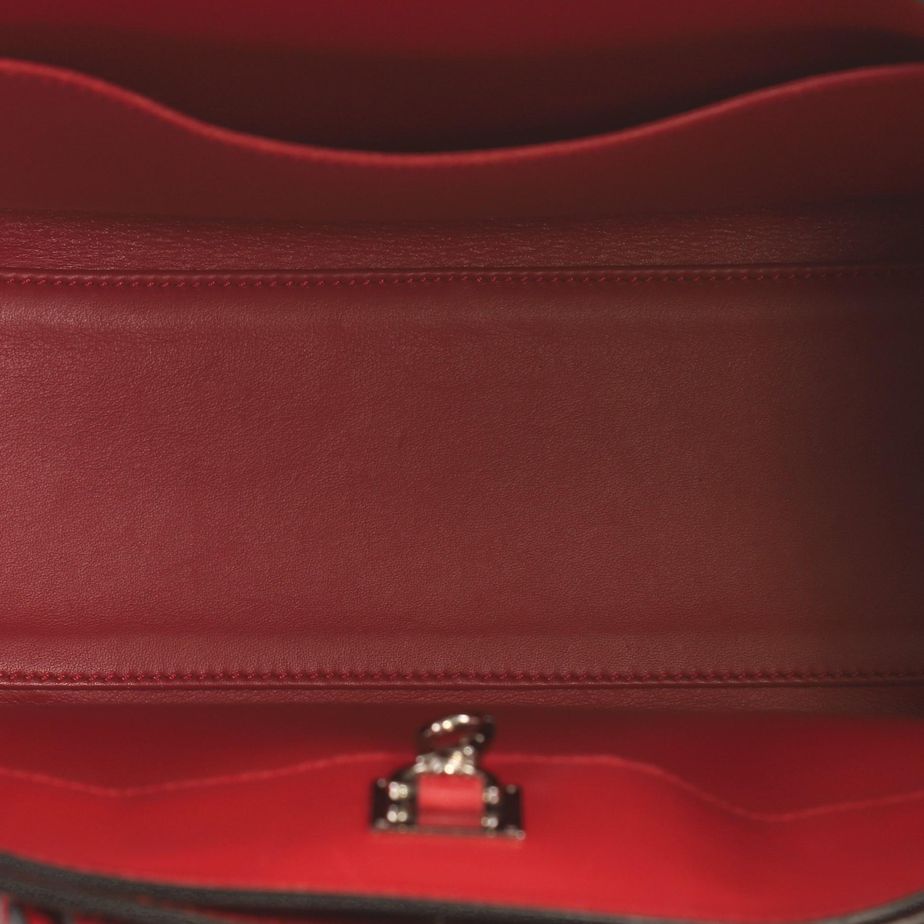  Louis Vuitton City Steamer Handbag Leather PM 5