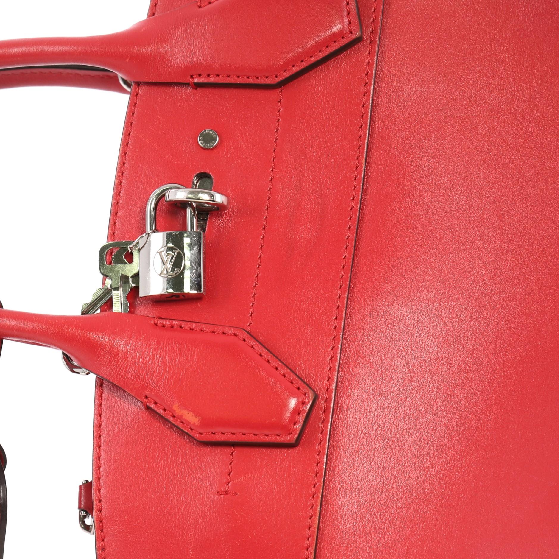  Louis Vuitton City Steamer Handbag Leather PM 1