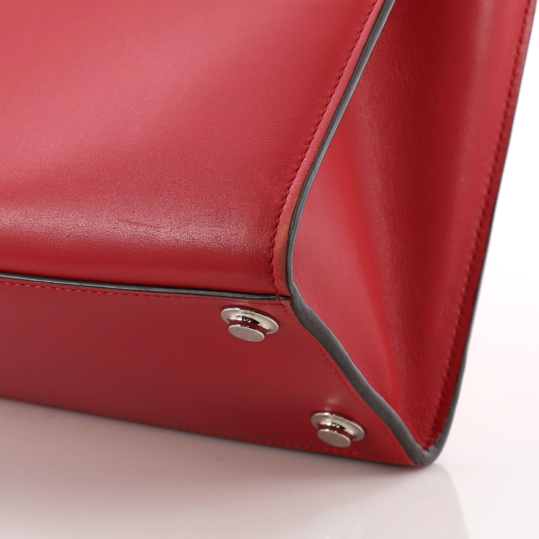  Louis Vuitton City Steamer Handbag Leather PM 3