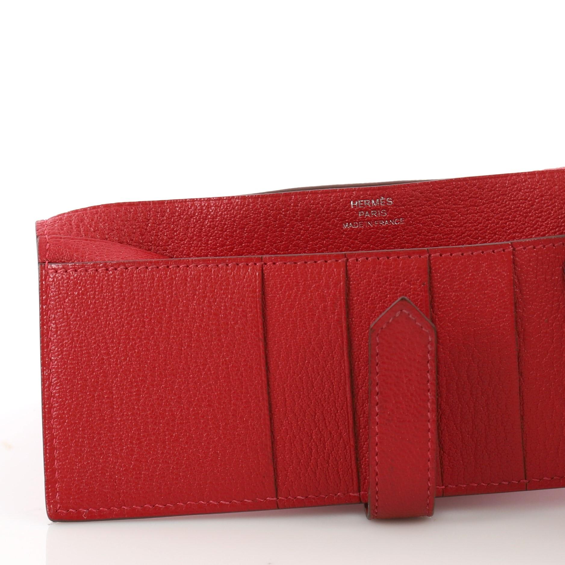 Hermes Bearn Wallet Chevre Mysore Long 1