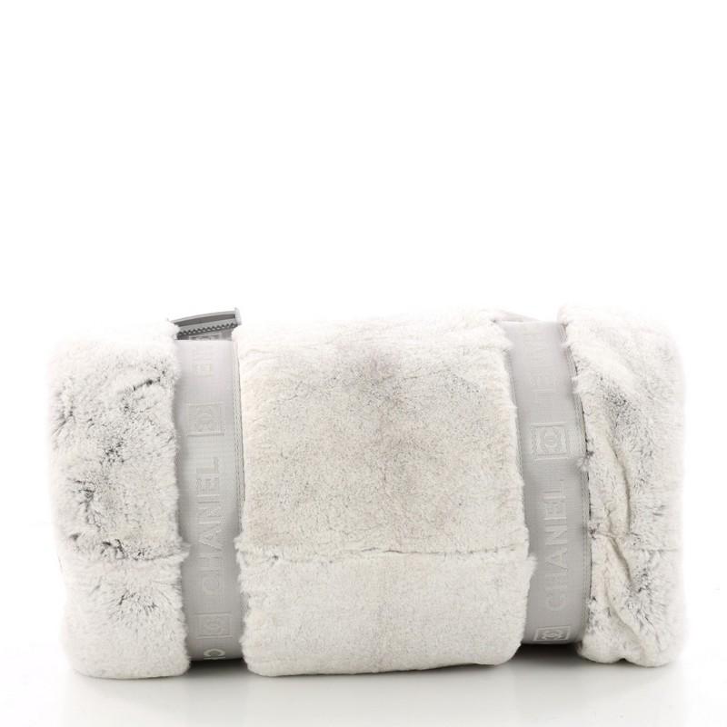 Women's or Men's Chanel Sport Line Buckle Shoulder Bag Fur Medium