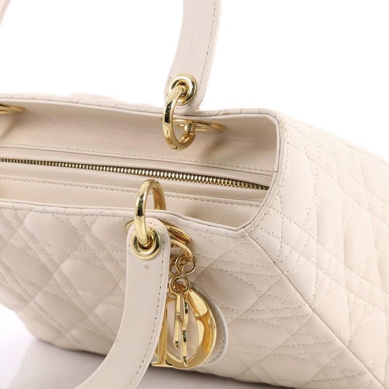Women's or Men's Christian Dior Lady Dior Handbag Cannage Quilt Lambskin Medium