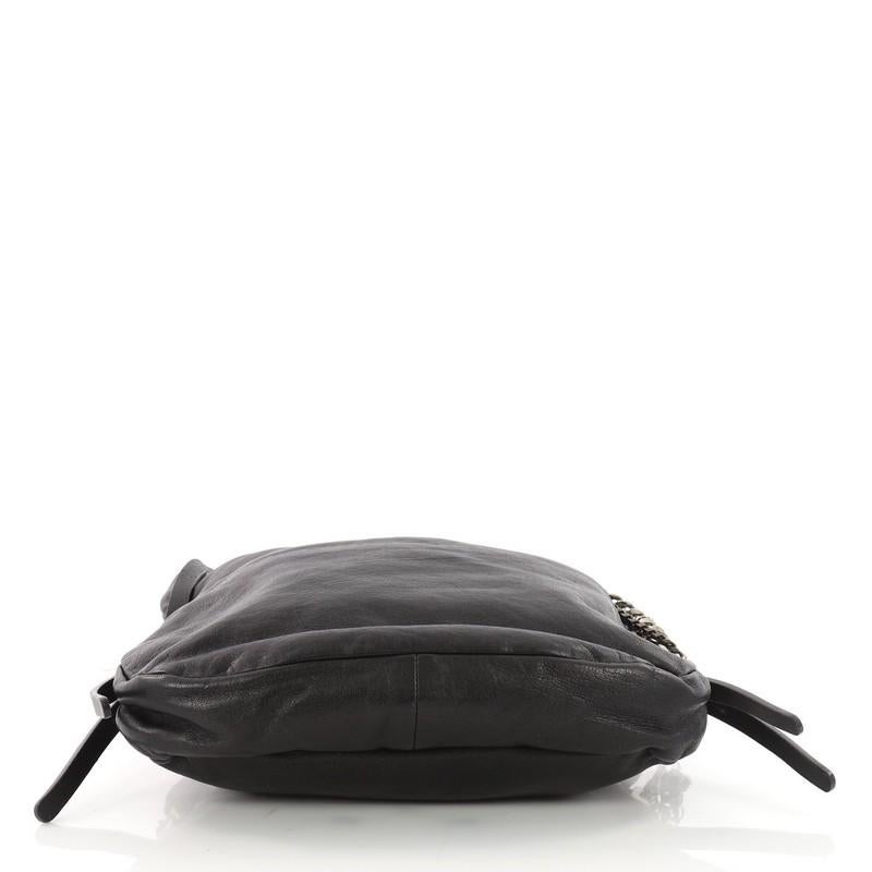 Black Jimmy Choo Biker Crossbody Bag Leather Small