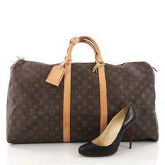 Louis Vuitton Keepall Bag Monogram Canvas 55
