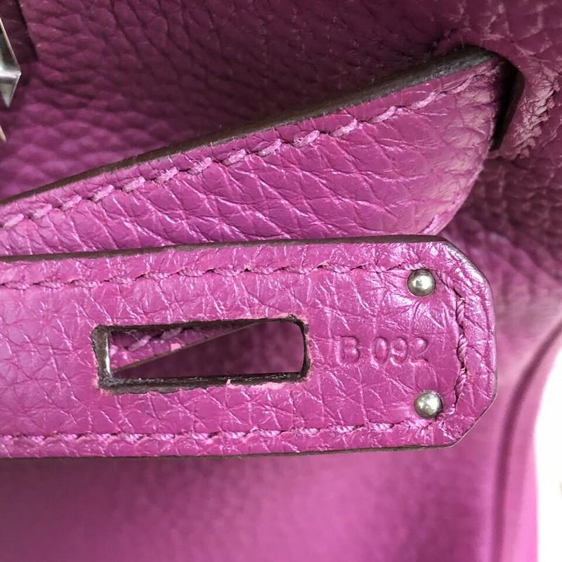 Hermes Birkin Handbag Tosca Togo with Palladium Hardware 35 3