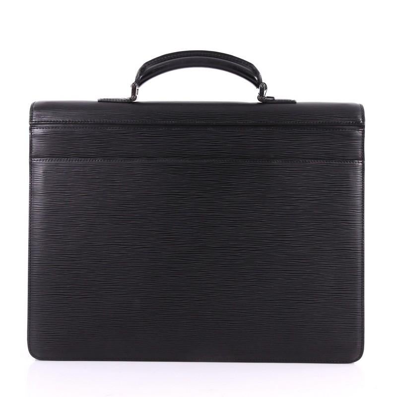 Louis Vuitton Neo Robusto 1 Briefcase Epi Leather In Good Condition In NY, NY