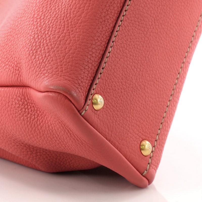 Fendi Selleria Peekaboo Handbag Leather Regular  2
