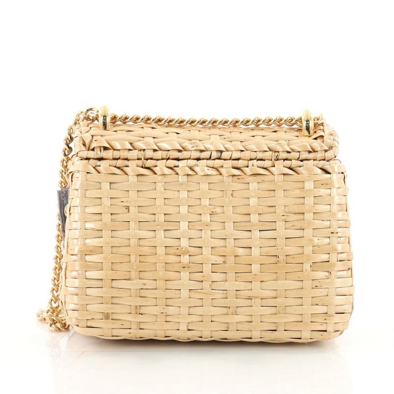 gucci cestino wicker bag