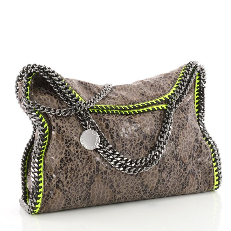 stella mccartney python print falabella bag