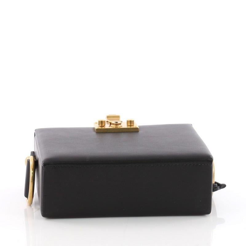 Women's or Men's Christian Dior Dioraddict Lockbox Bag Leather Small 