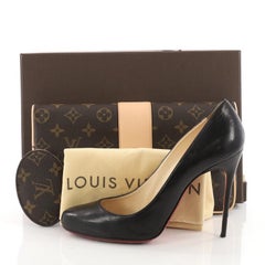 Louis Vuitton Sofia Coppola Slim Clutch Monogram Canvas