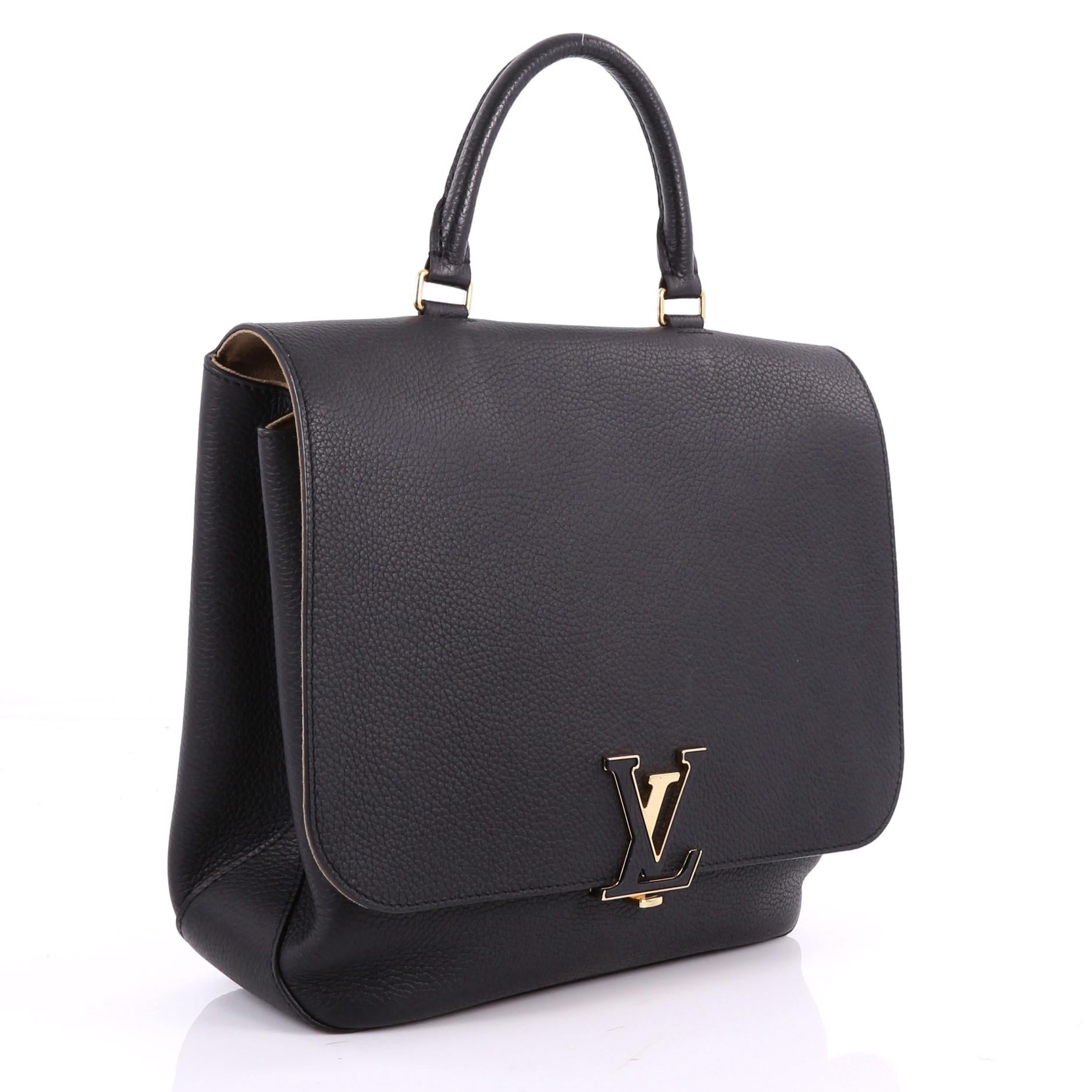 Black Louis Vuitton Volta Handbag Leather