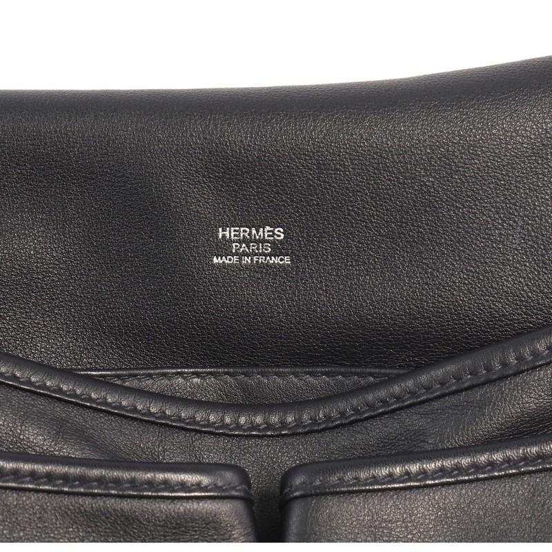 Hermes Barda Messenger Bag Veau Sikkim 35 In Good Condition In NY, NY