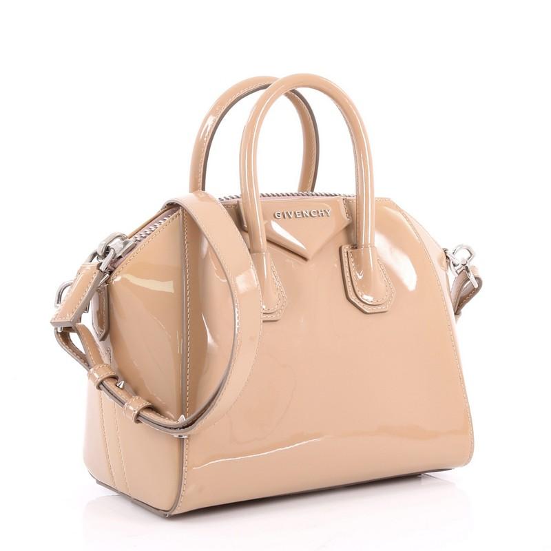 Givenchy antigona mini store patent leather