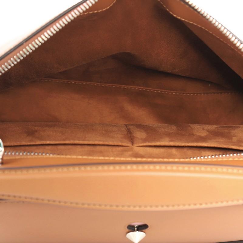 Fendi DotCom Convertible Satchel Leather Medium 2