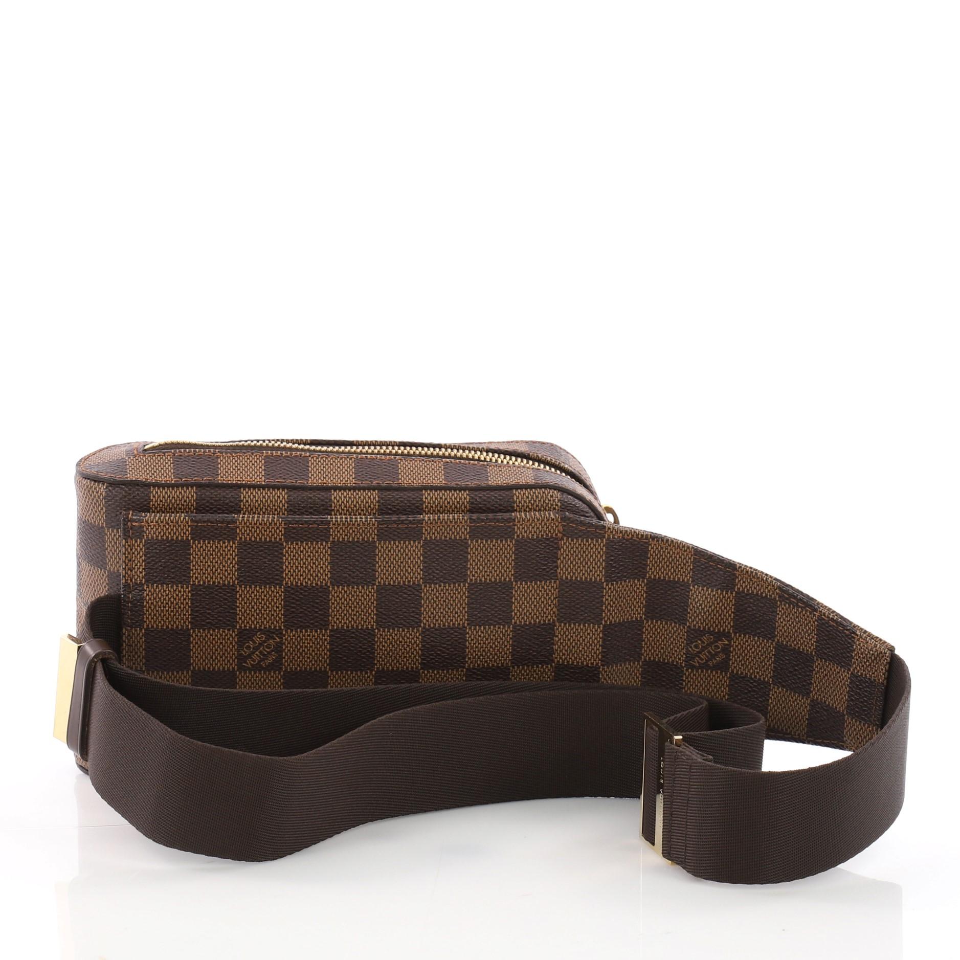  Louis Vuitton Geronimos Waist Bag Damier In Excellent Condition In NY, NY