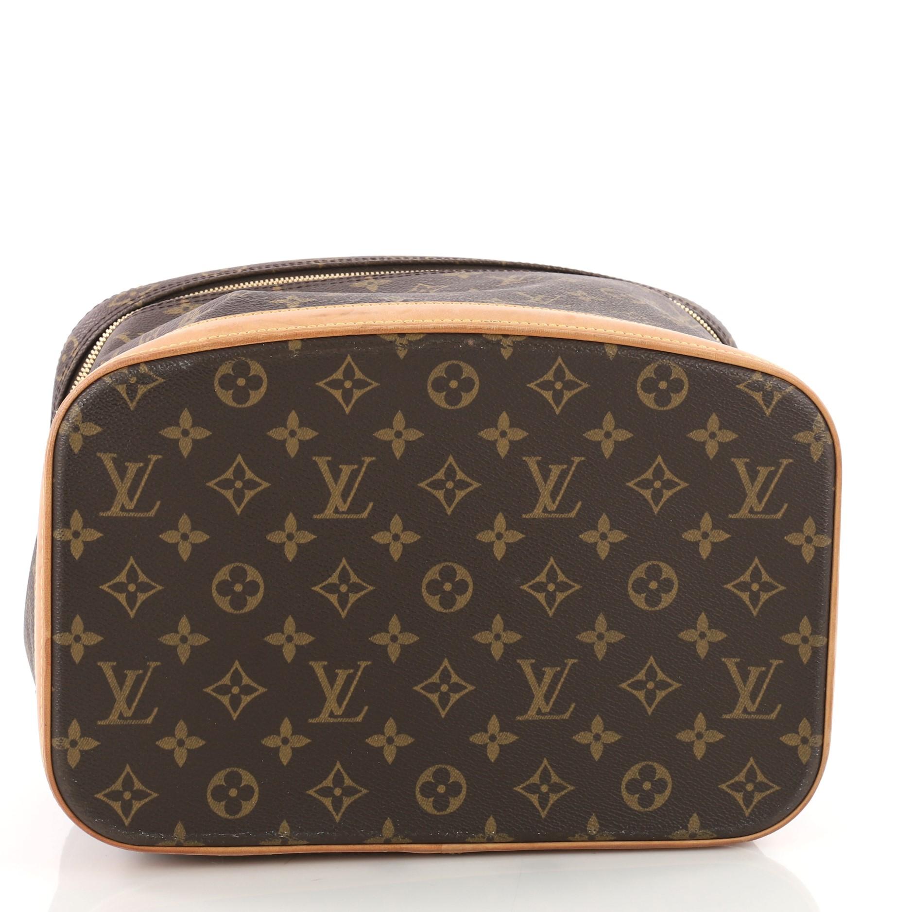 Women's or Men's Louis Vuitton Nice Train Case Monogram Canvas