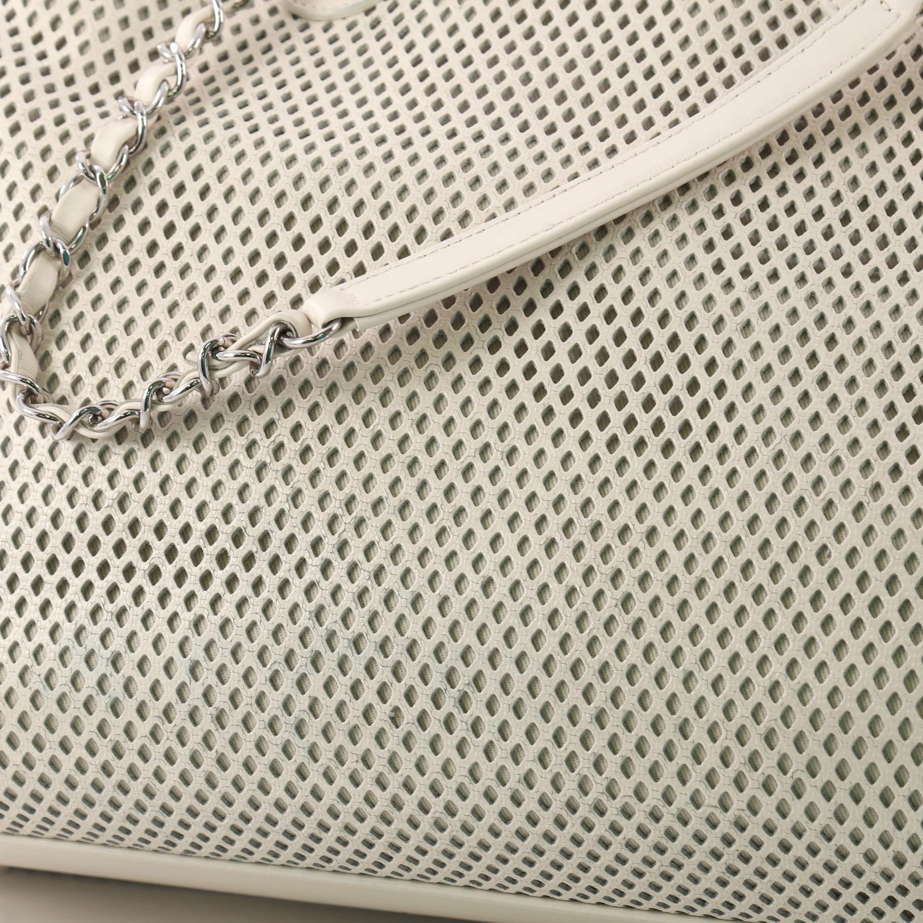 Chanel Up In The Air Convertible Tote Perforated Leather In Good Condition In NY, NY
