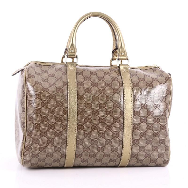 Women's Gucci Joy Boston Bag GG Imprime Medium