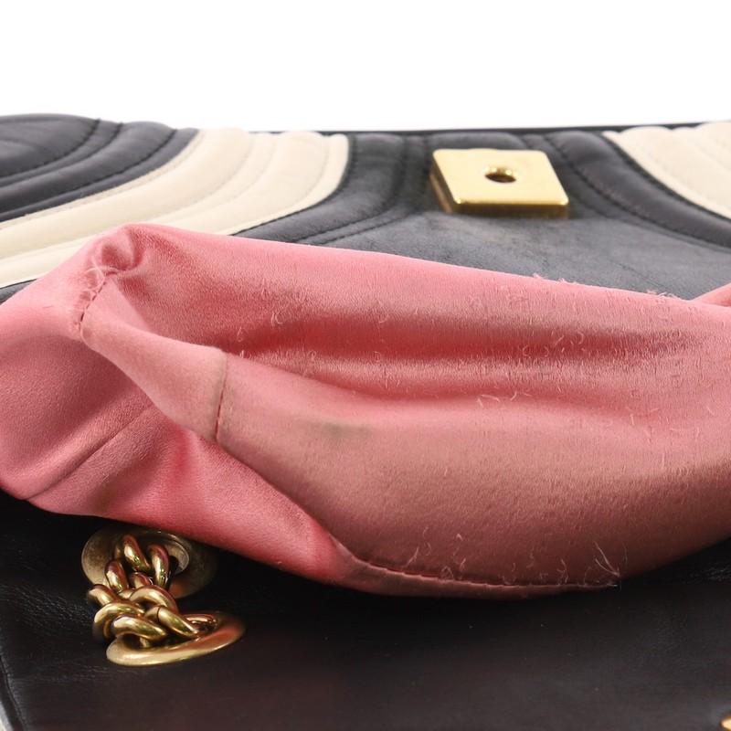 Gucci GG Marmont Leather Small Matelasse Flap Bag  3