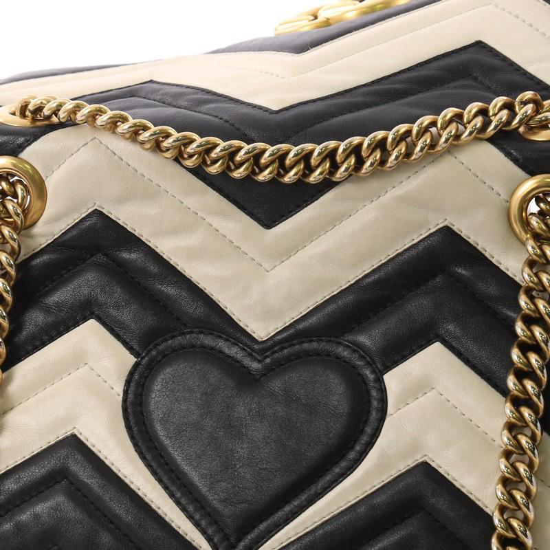 Gucci GG Marmont Leather Small Matelasse Flap Bag  1